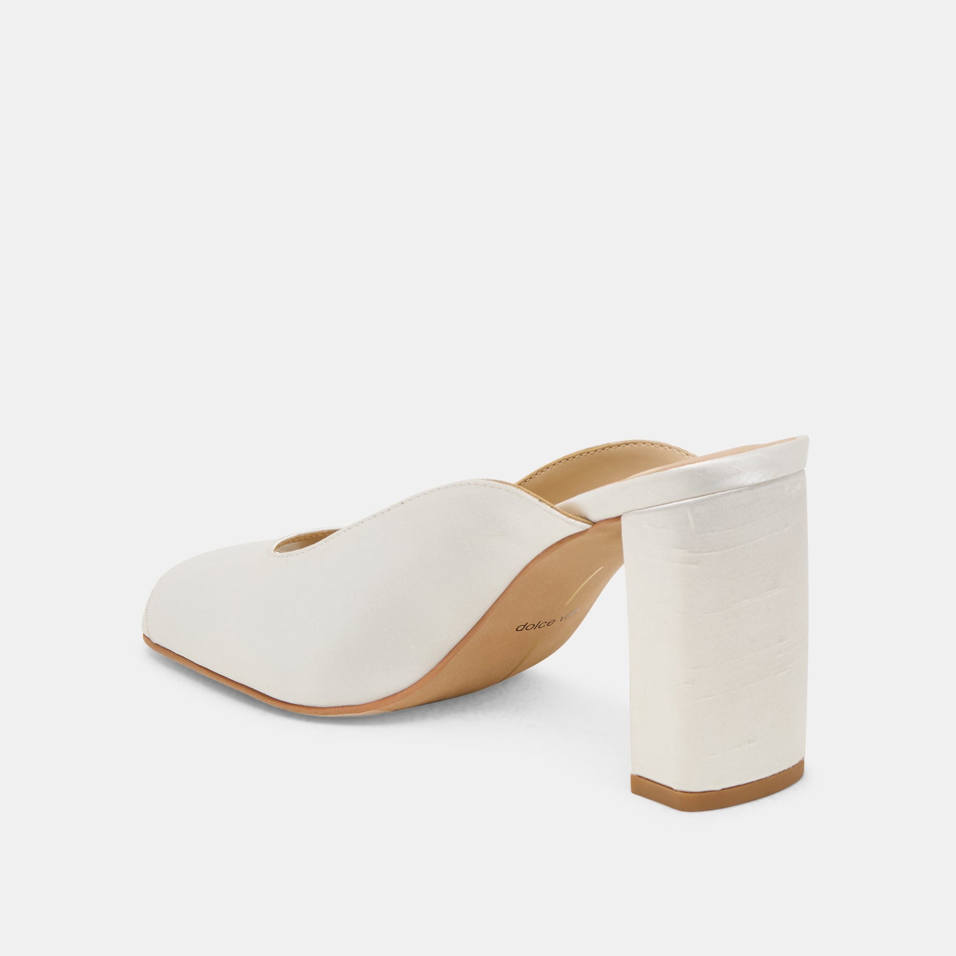 Sabela Off White Satin Heels Dolce Vita