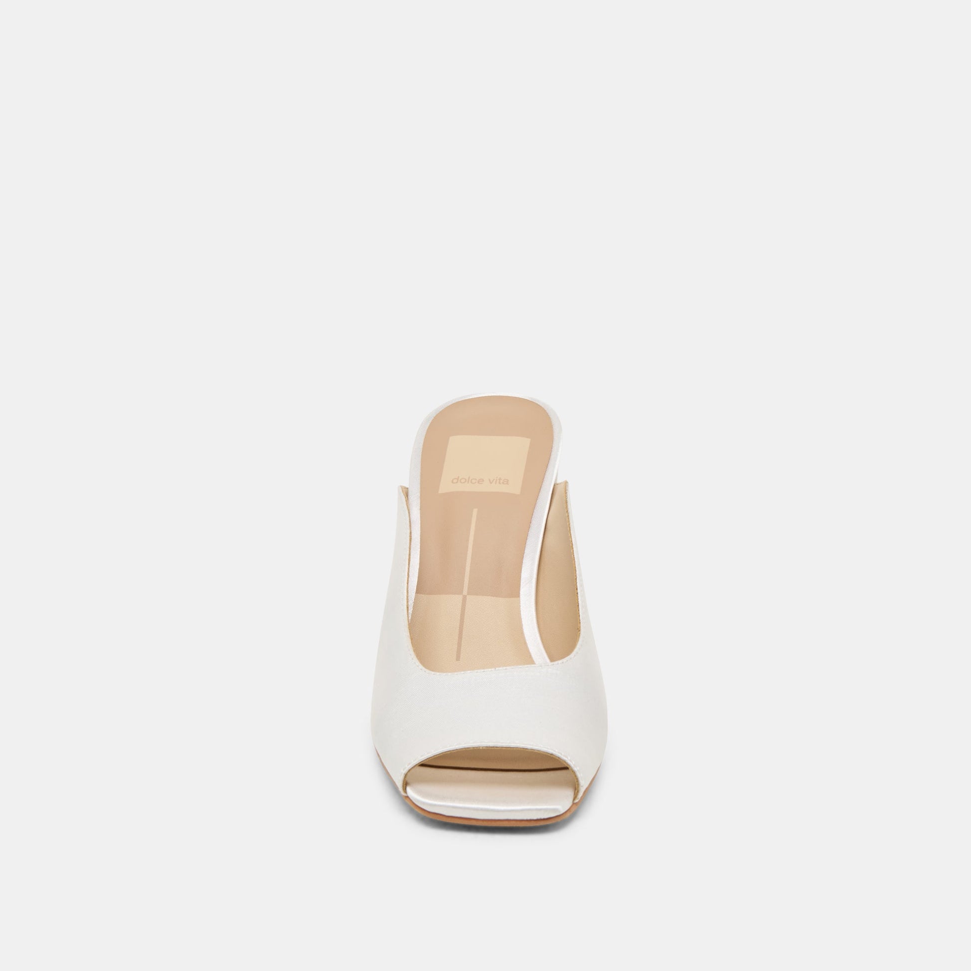 Sabela Off White Satin Heels Dolce Vita
