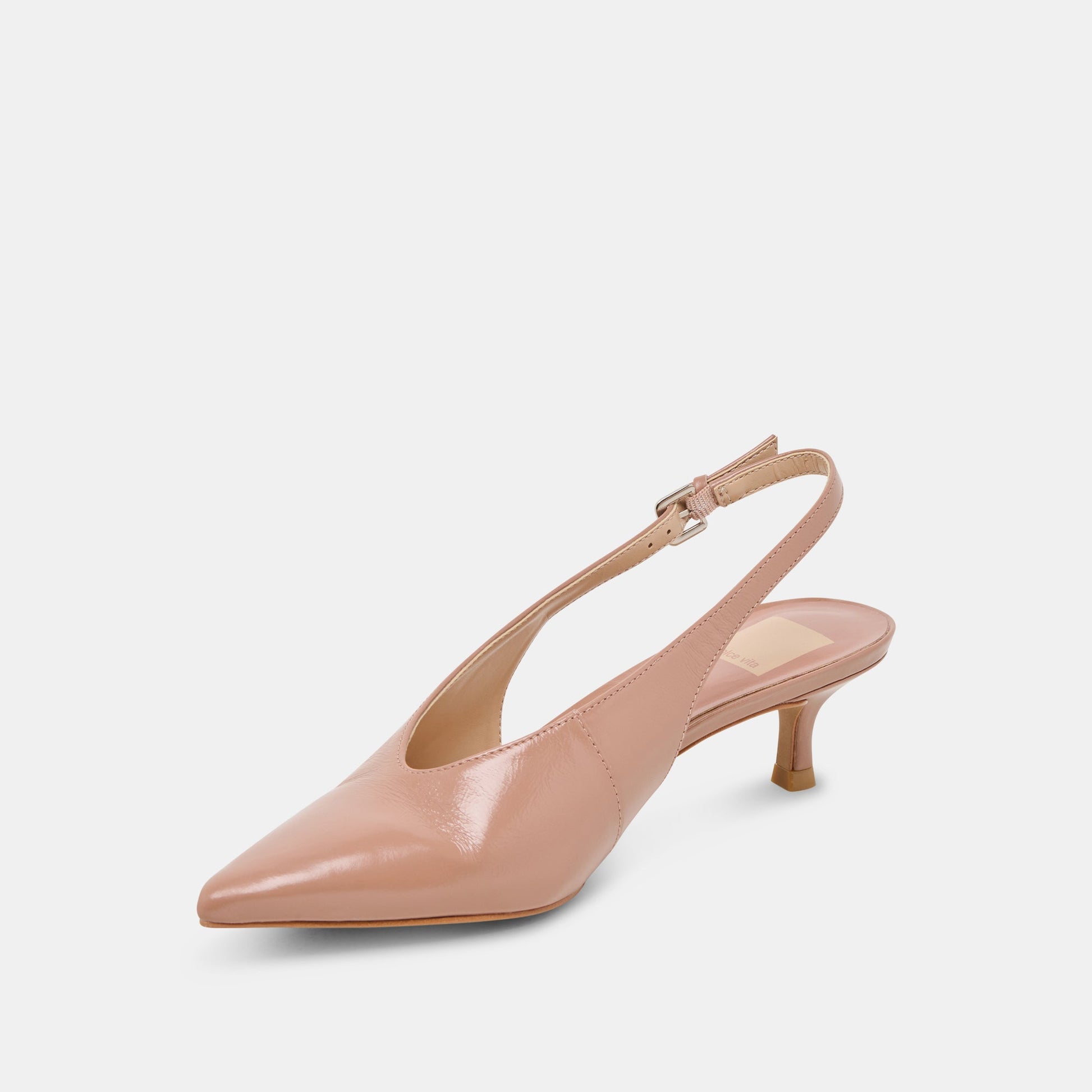 ALENNA HEELS WHISKEY CRINKLE PATENT Dolce Vita