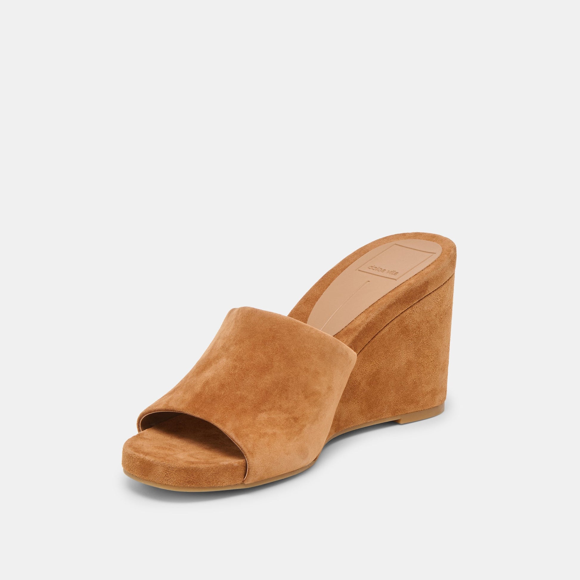 Holta Brown Suede Wedges Dolce Vita