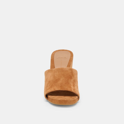 Holta Brown Suede Wedges Dolce Vita