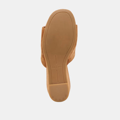 Holta Brown Suede Wedges Dolce Vita