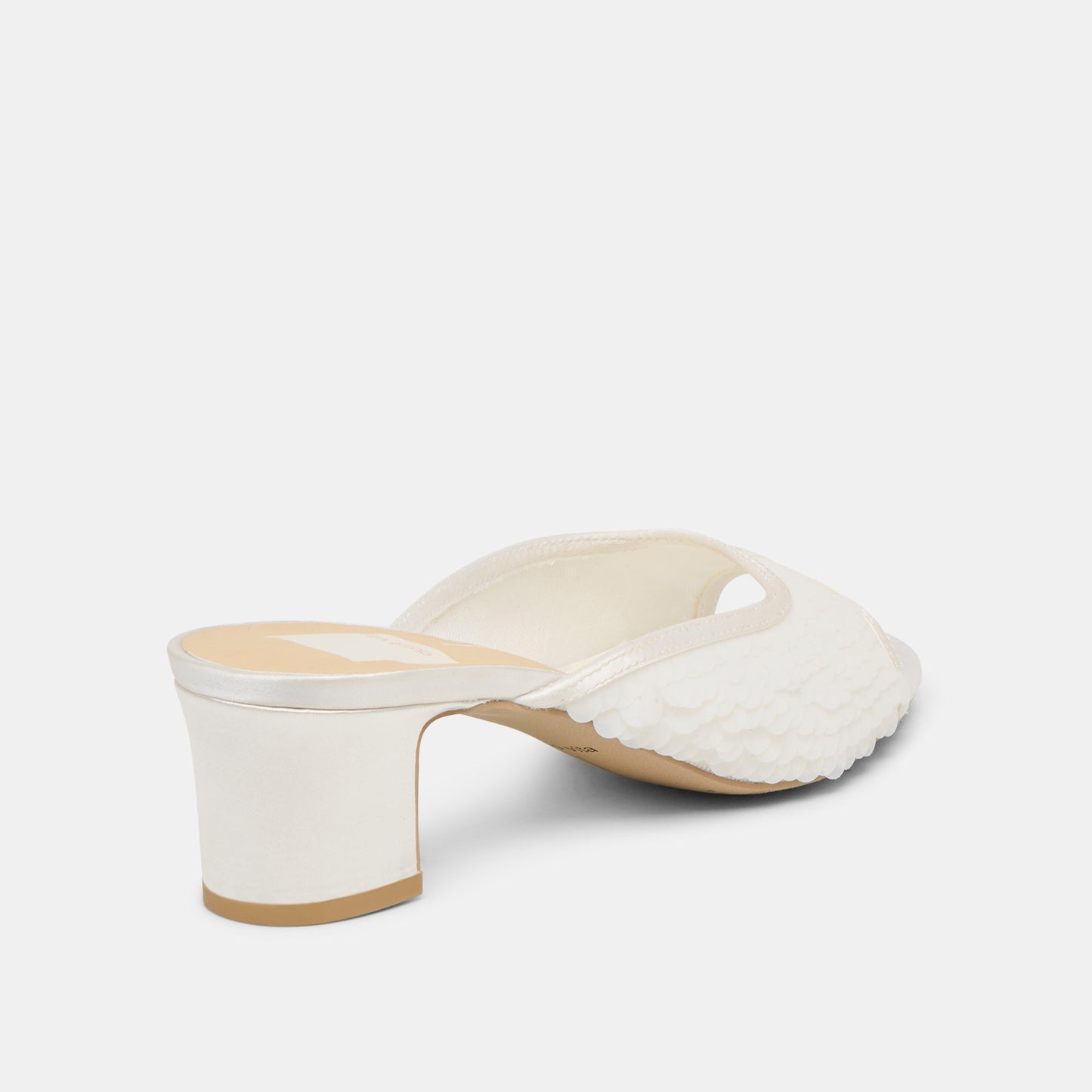 Inga Off White Satin Heels Dolce Vita