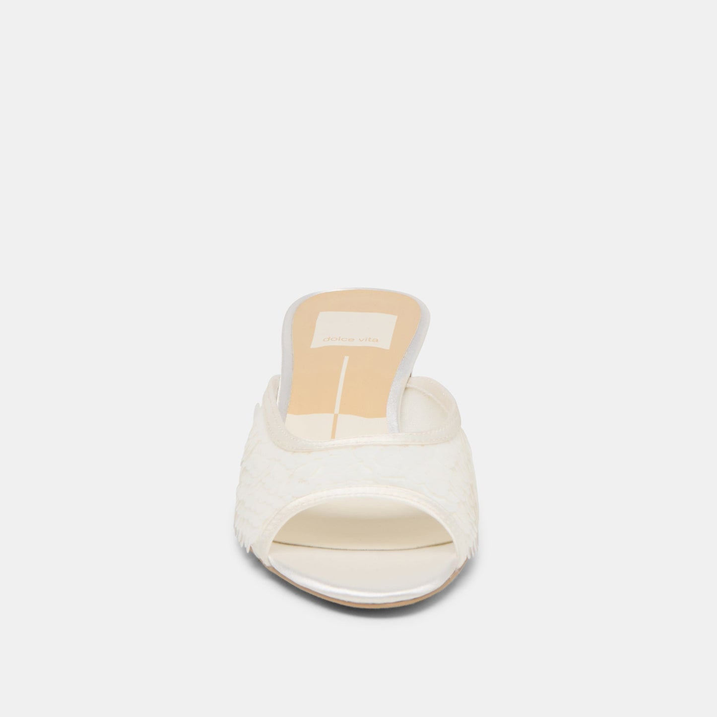 Inga Off White Satin Heels Dolce Vita