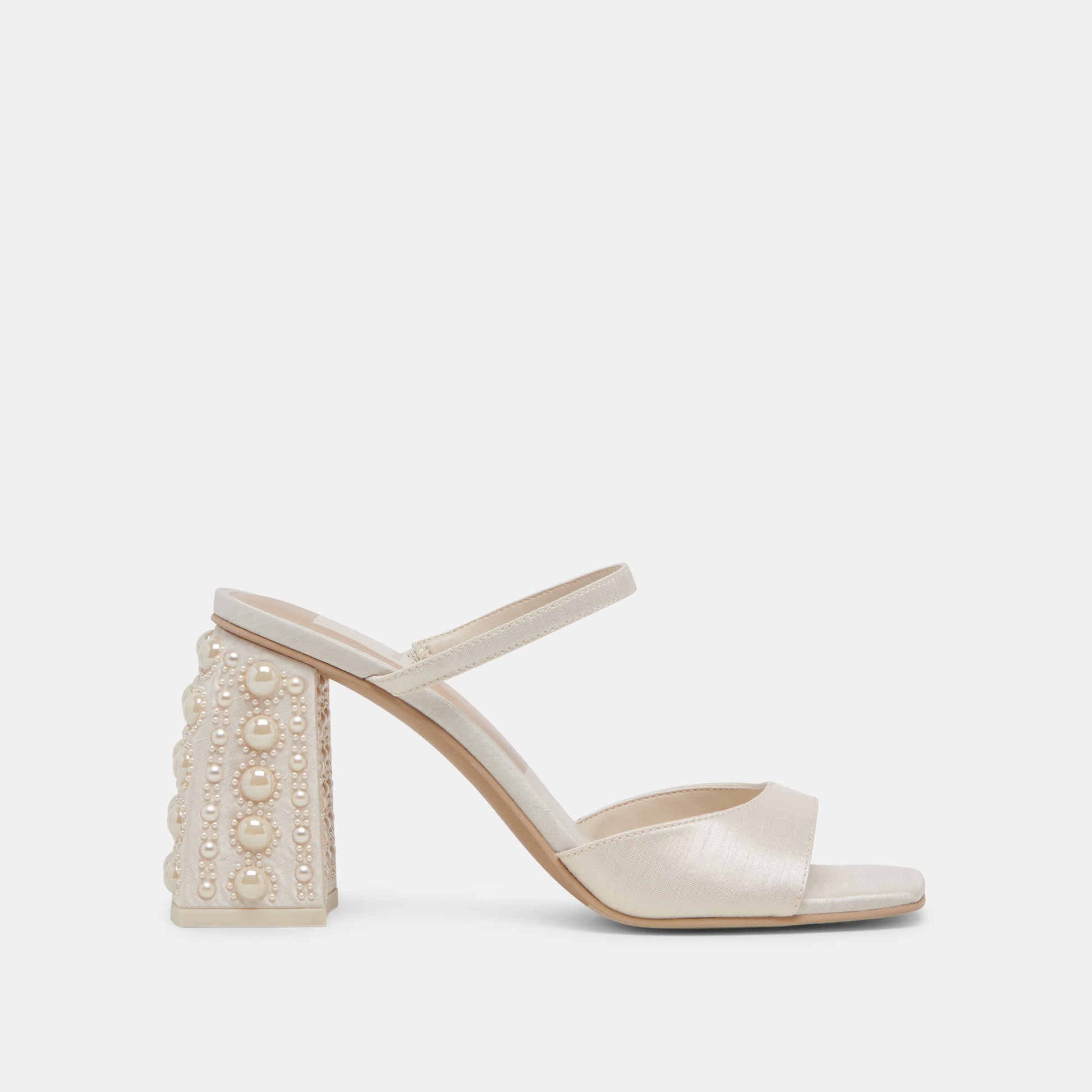 JEMMY PEARL HEELS VANILLA SILK Dolce Vita