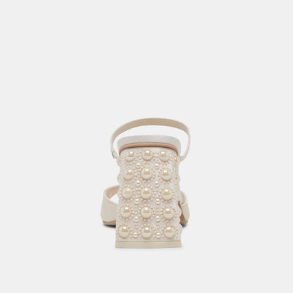 JEMMY PEARL HEELS VANILLA SILK Dolce Vita