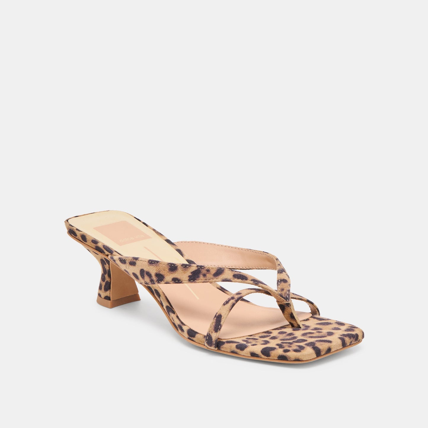 Brevel Dk Leopard Printed Suede Heels Dolce Vita