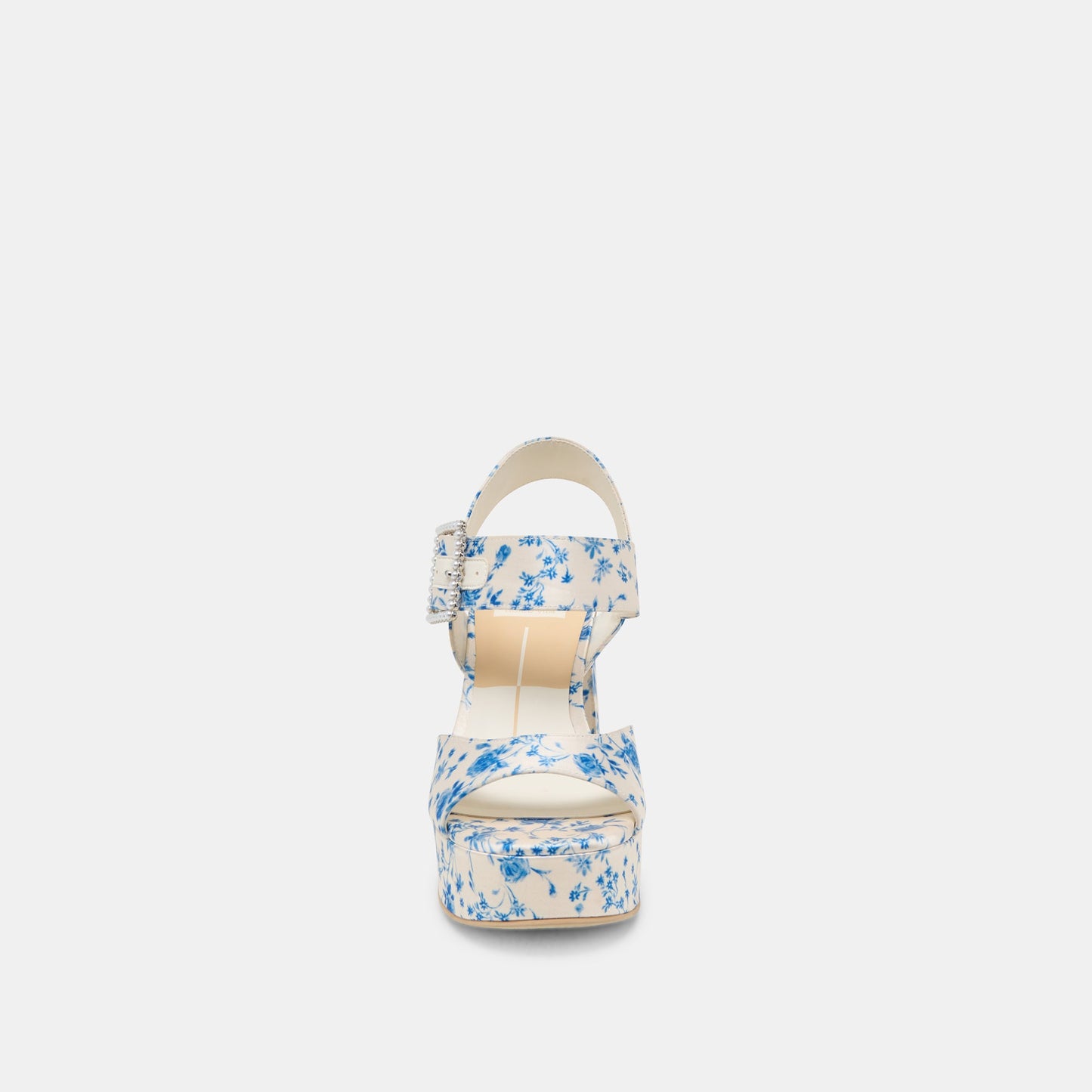 Bobby Pearl Blue Floral Satin Heels Dolce Vita