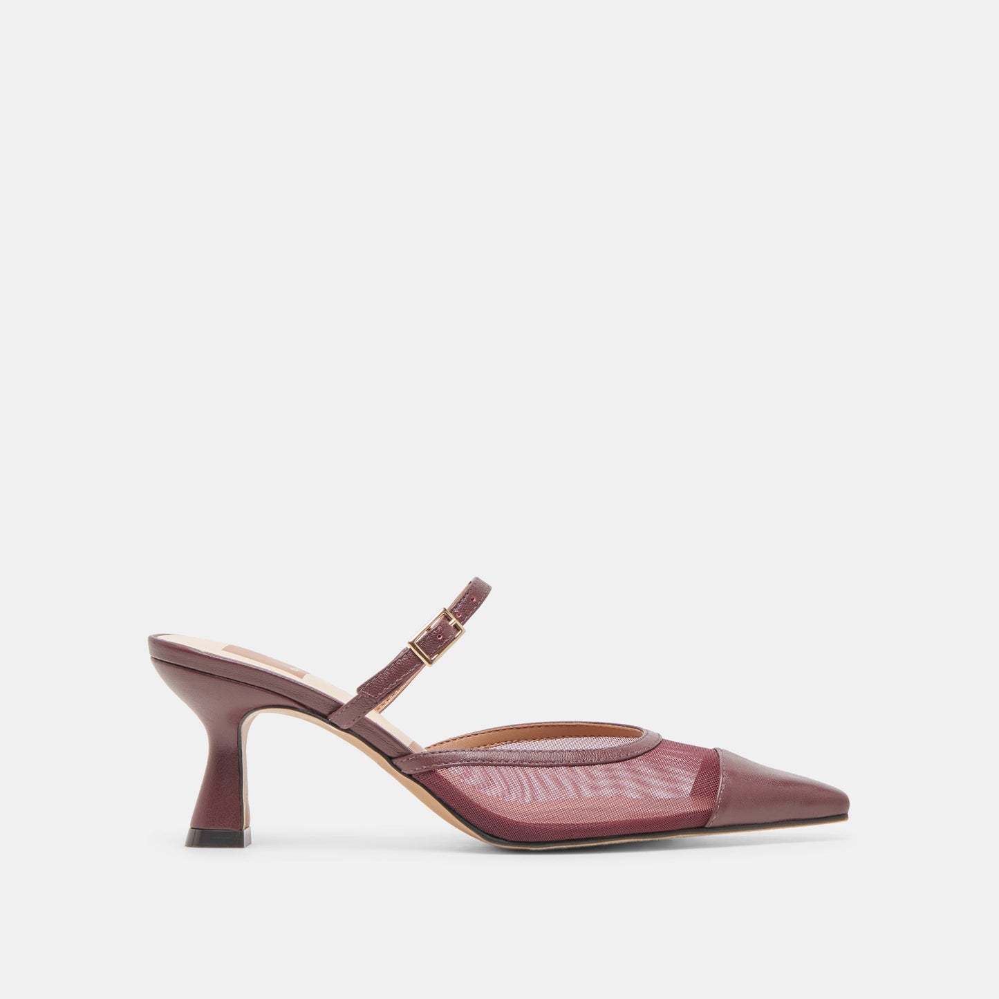 Loyd Burgundy Mesh Heels Dolce Vita