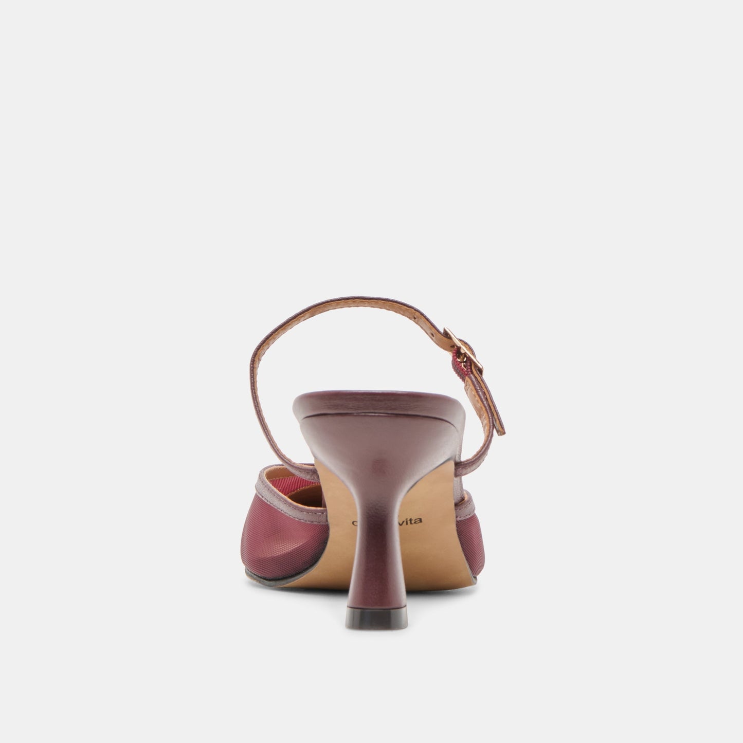 Loyd Burgundy Mesh Heels Dolce Vita