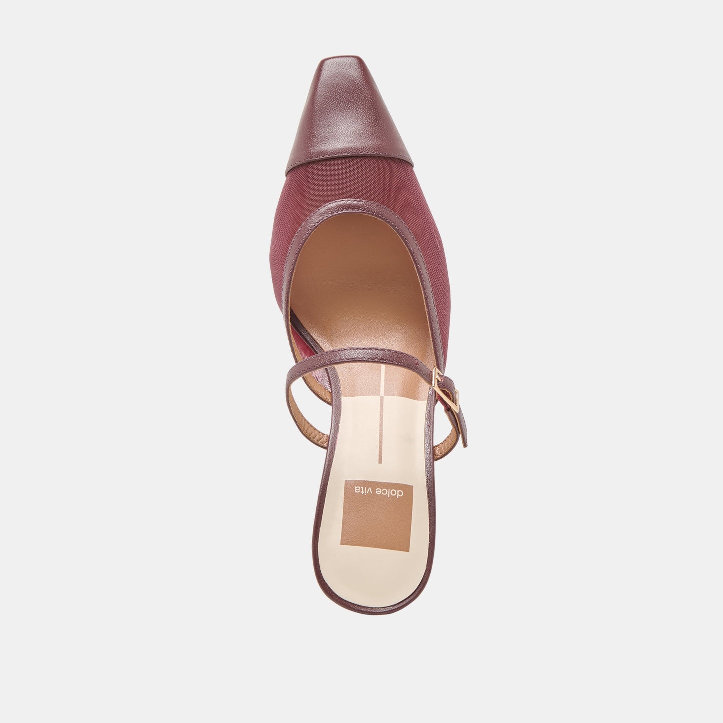 Loyd Burgundy Mesh Heels Dolce Vita