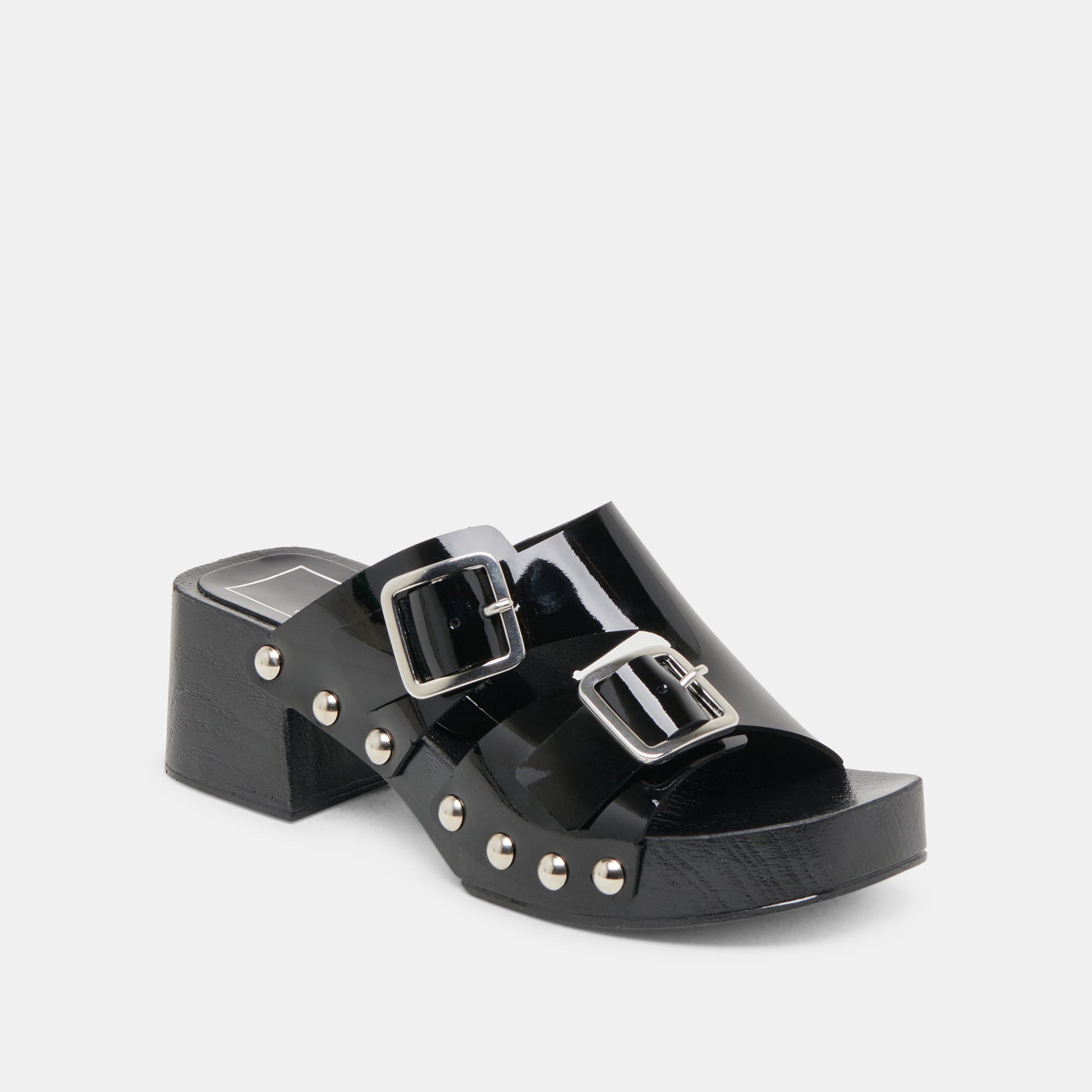 Melody Black Leather Heels Dolce Vita