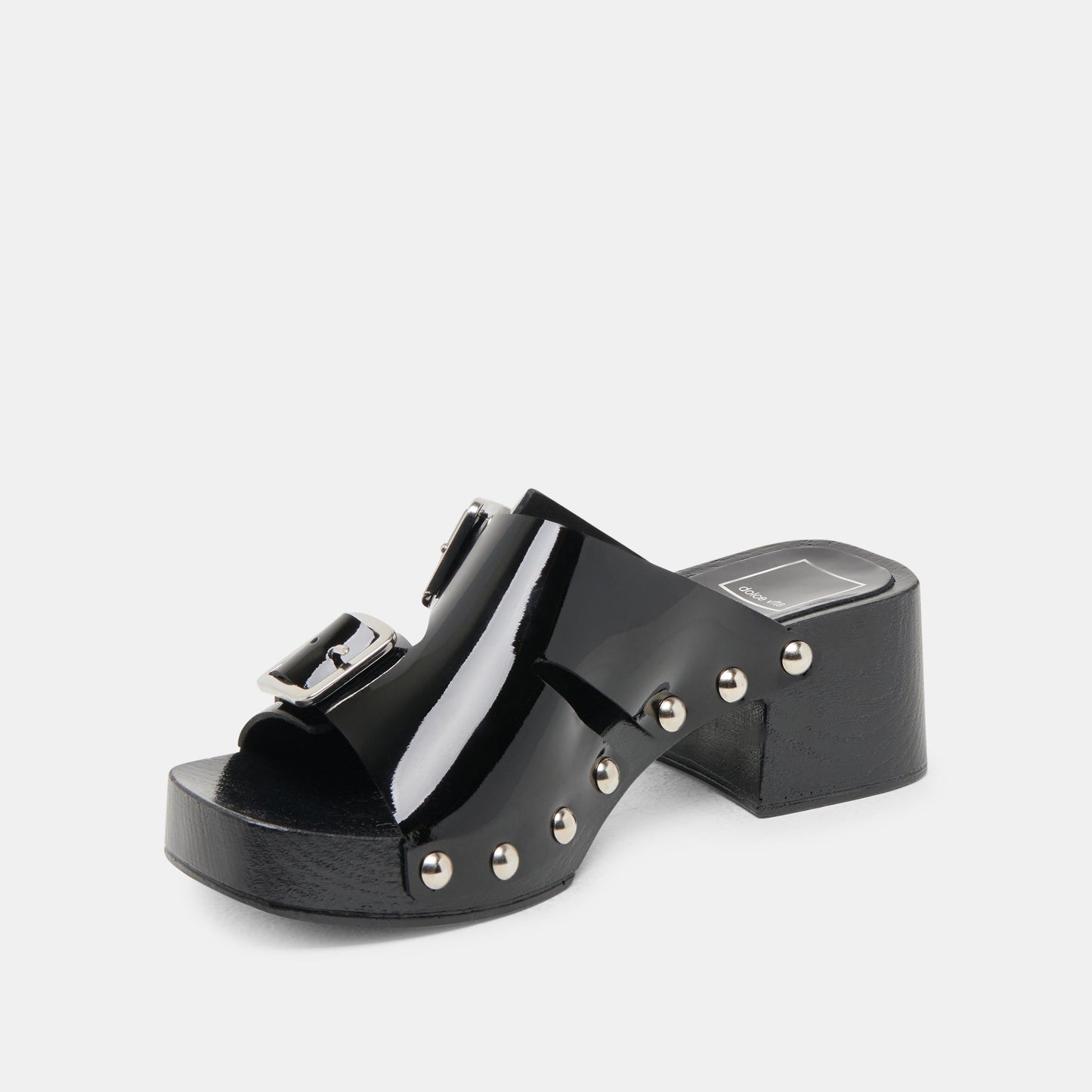 Melody Black Leather Heels Dolce Vita