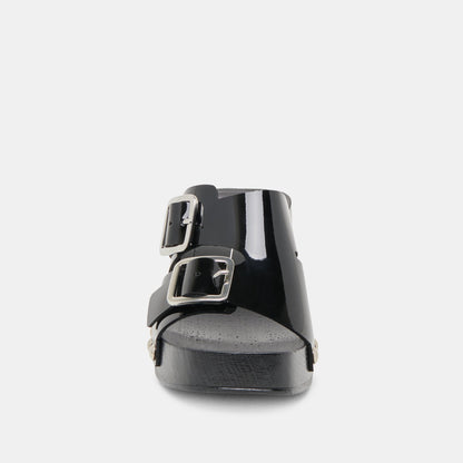Melody Black Leather Heels Dolce Vita