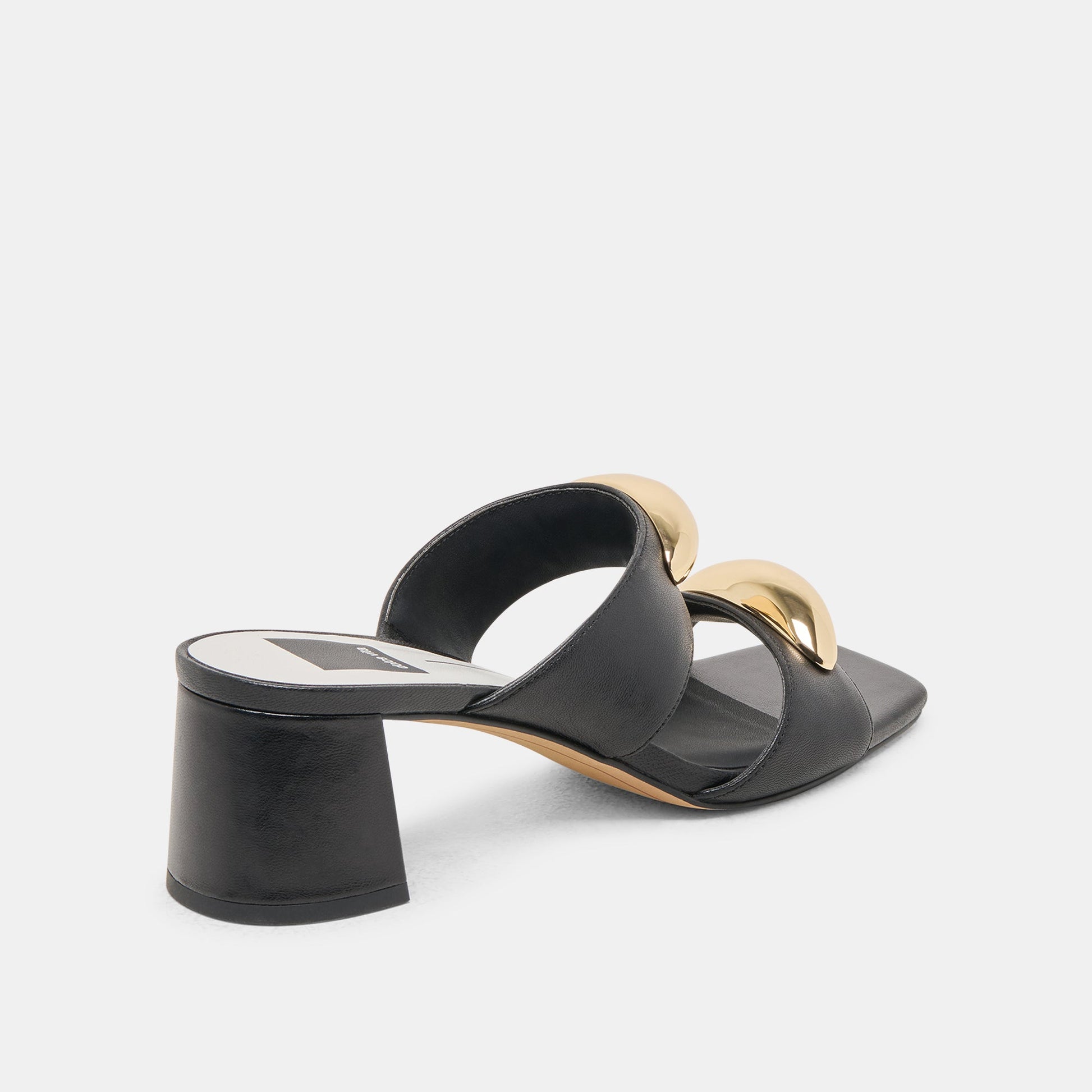 Barnet Black Leather Heels Dolce Vita