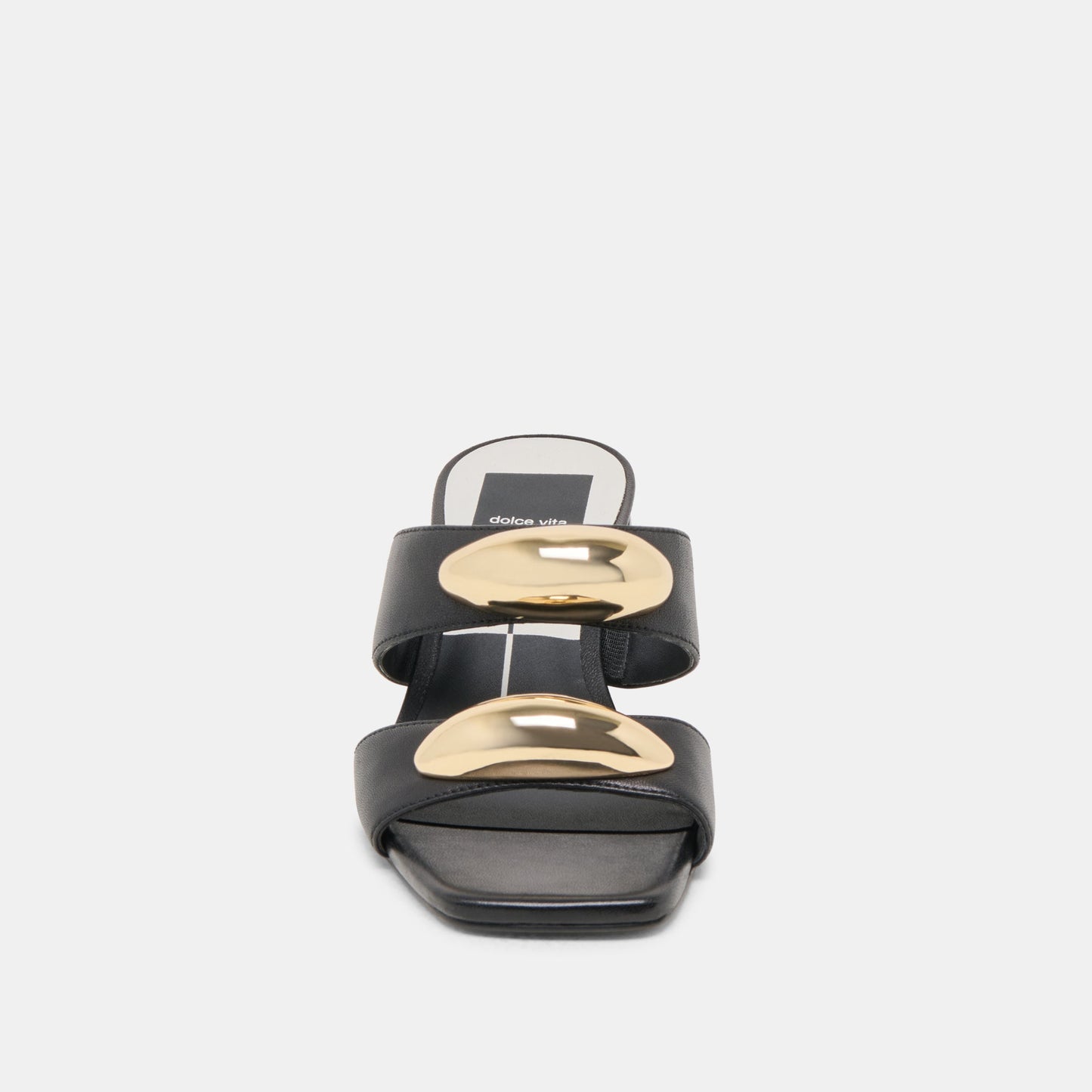 Barnet Black Leather Heels Dolce Vita