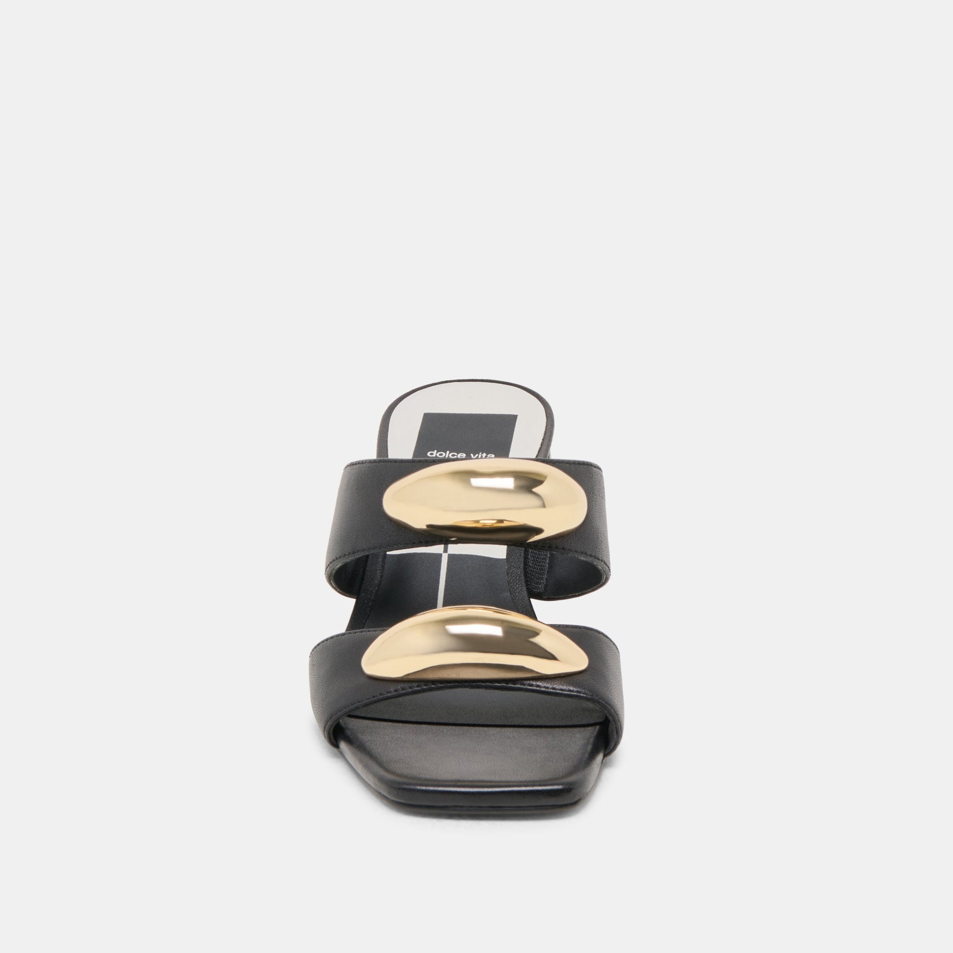 Barnet Black Leather Heels Dolce Vita