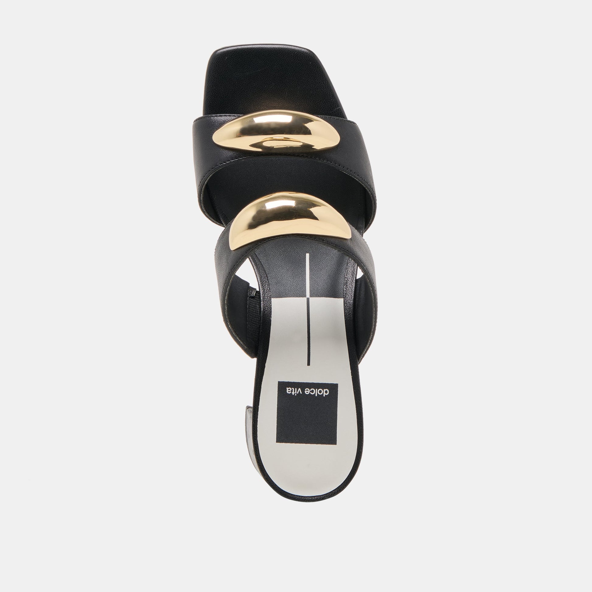 Barnet Black Leather Heels Dolce Vita