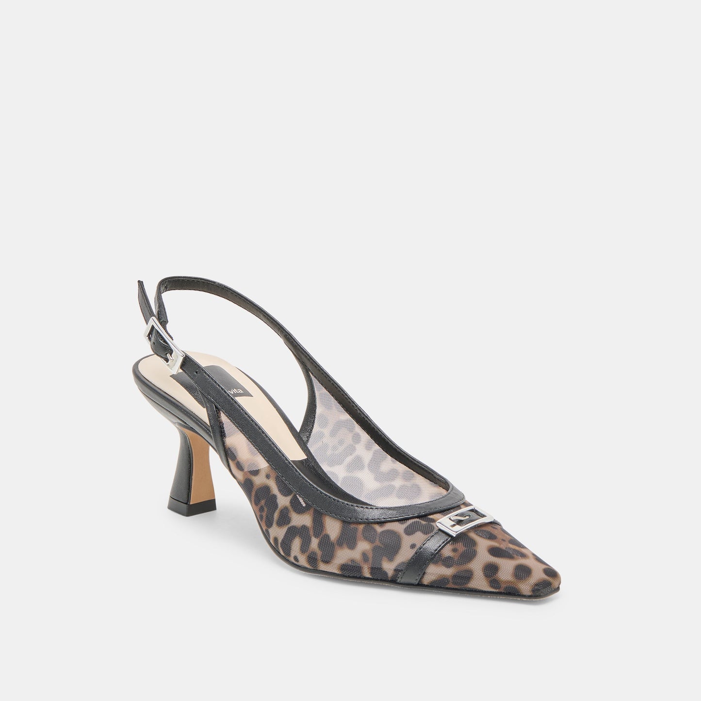 Lorine Leopard Mesh Heels Dolce Vita