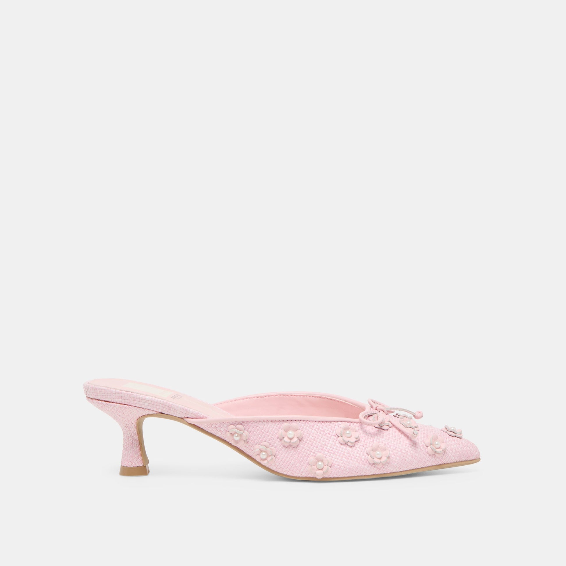Camilo X Byrdie Golf Pink Raffia Heels Dolce Vita