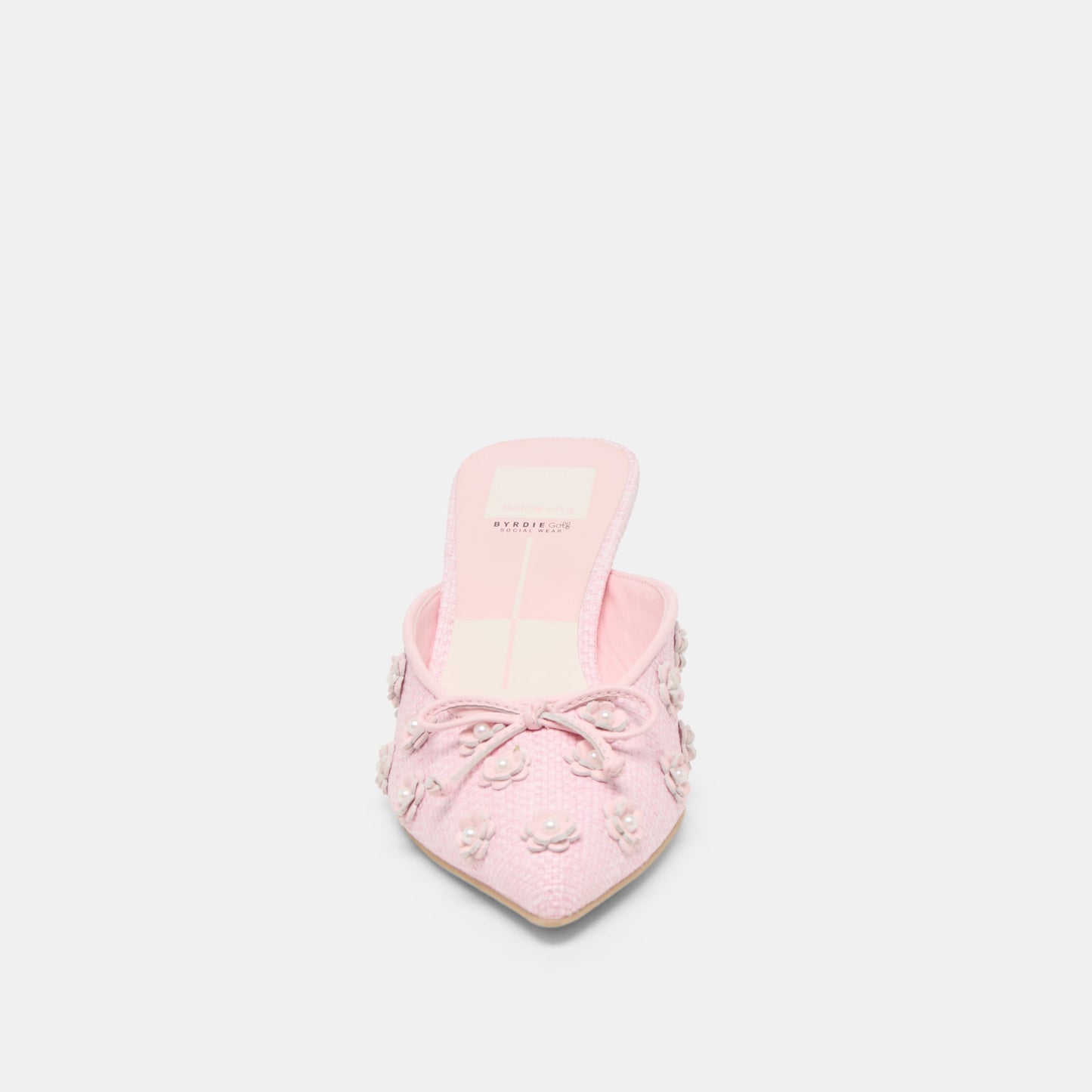 Camilo X Byrdie Golf Pink Raffia Heels Dolce Vita
