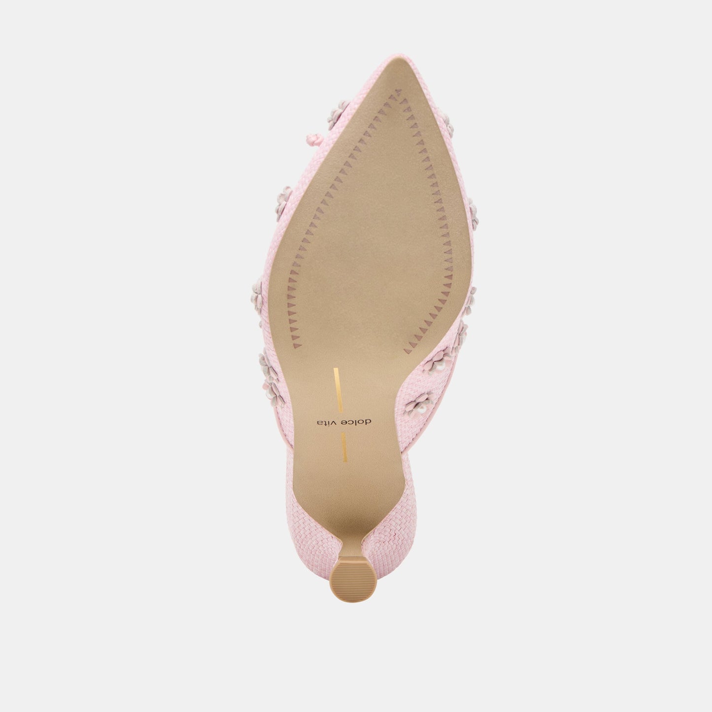 Camilo X Byrdie Golf Pink Raffia Heels Dolce Vita