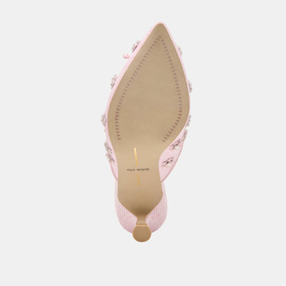 Camilo X Byrdie Golf Pink Raffia Heels Dolce Vita