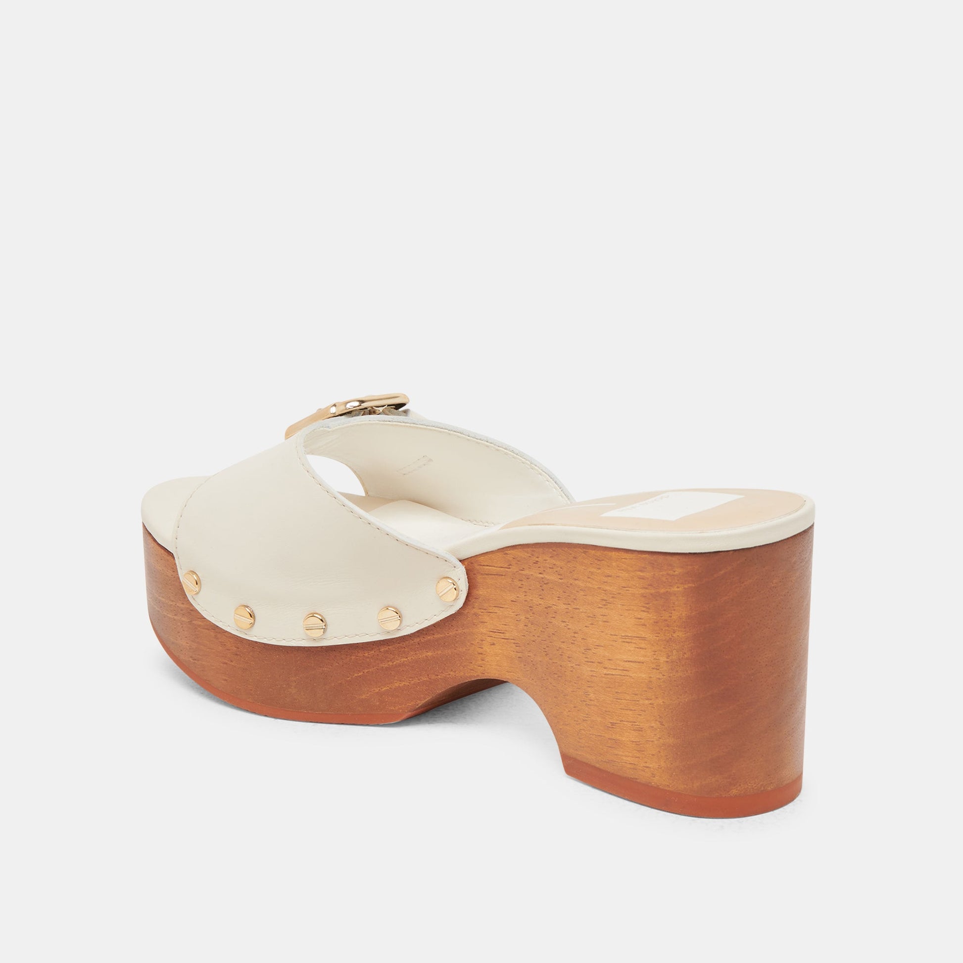 YALAH HEELS OFF WHITE LEATHER Dolce Vita