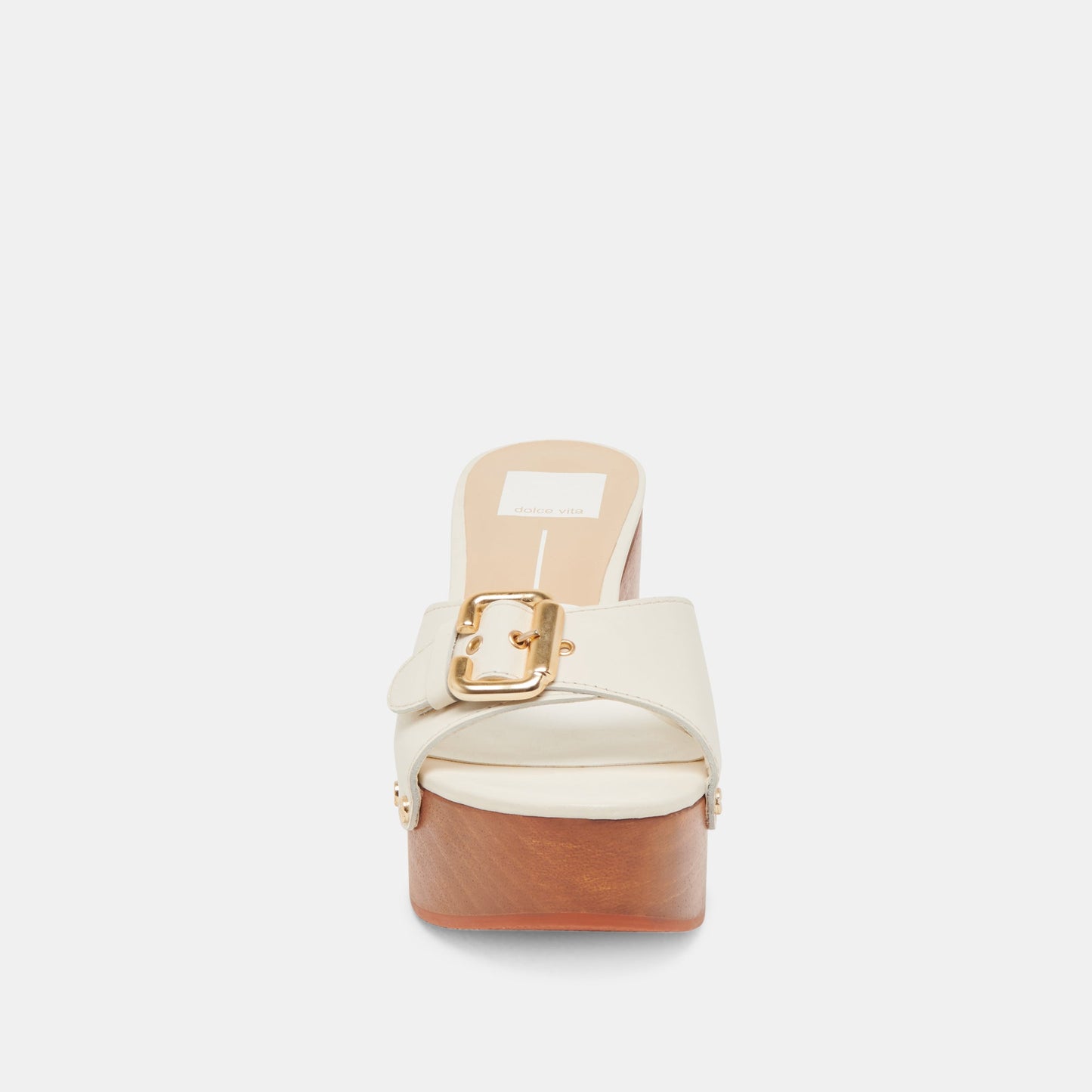 YALAH HEELS OFF WHITE LEATHER Dolce Vita