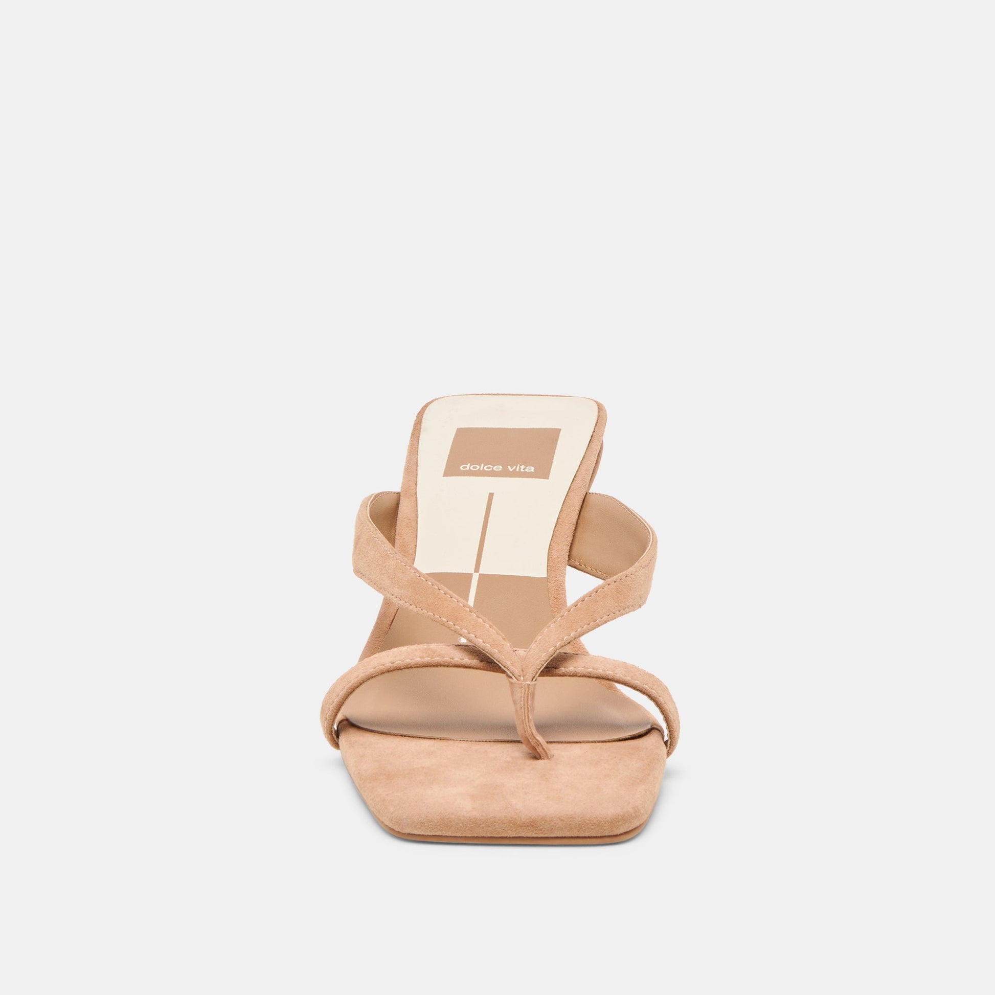 Brevel Toffee Suede Heels Dolce Vita