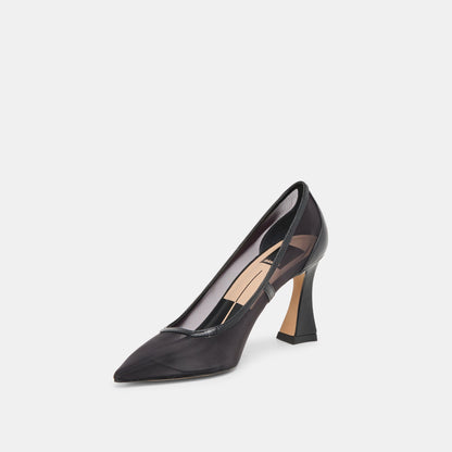 Malory Onyx Mesh Heels Dolce Vita