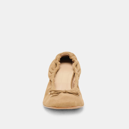 Karmin Dk Taupe Suede Heels Dolce Vita