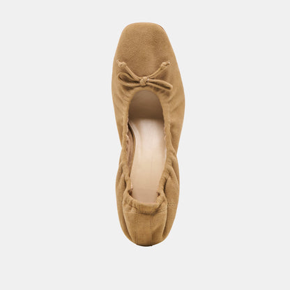 Karmin Dk Taupe Suede Heels Dolce Vita