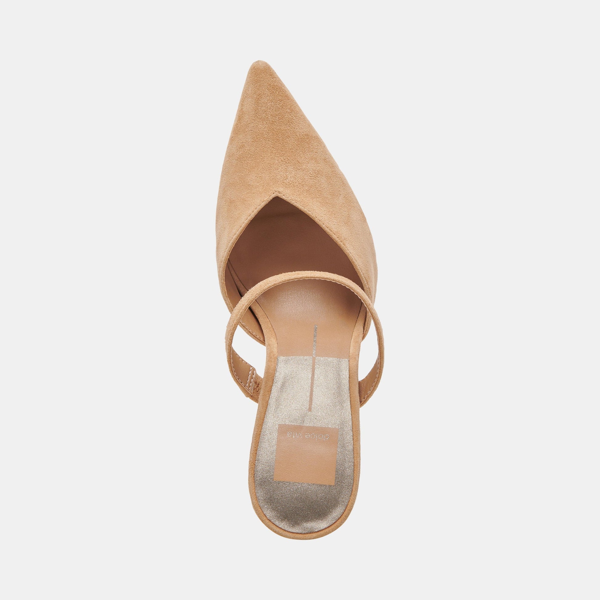 KANIKA WIDE HEELS TAN SUEDE Dolce Vita