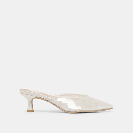 Cleo Ivory Sequin Heels Dolce Vita