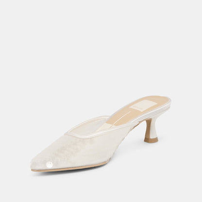 Cleo Ivory Sequin Heels Dolce Vita