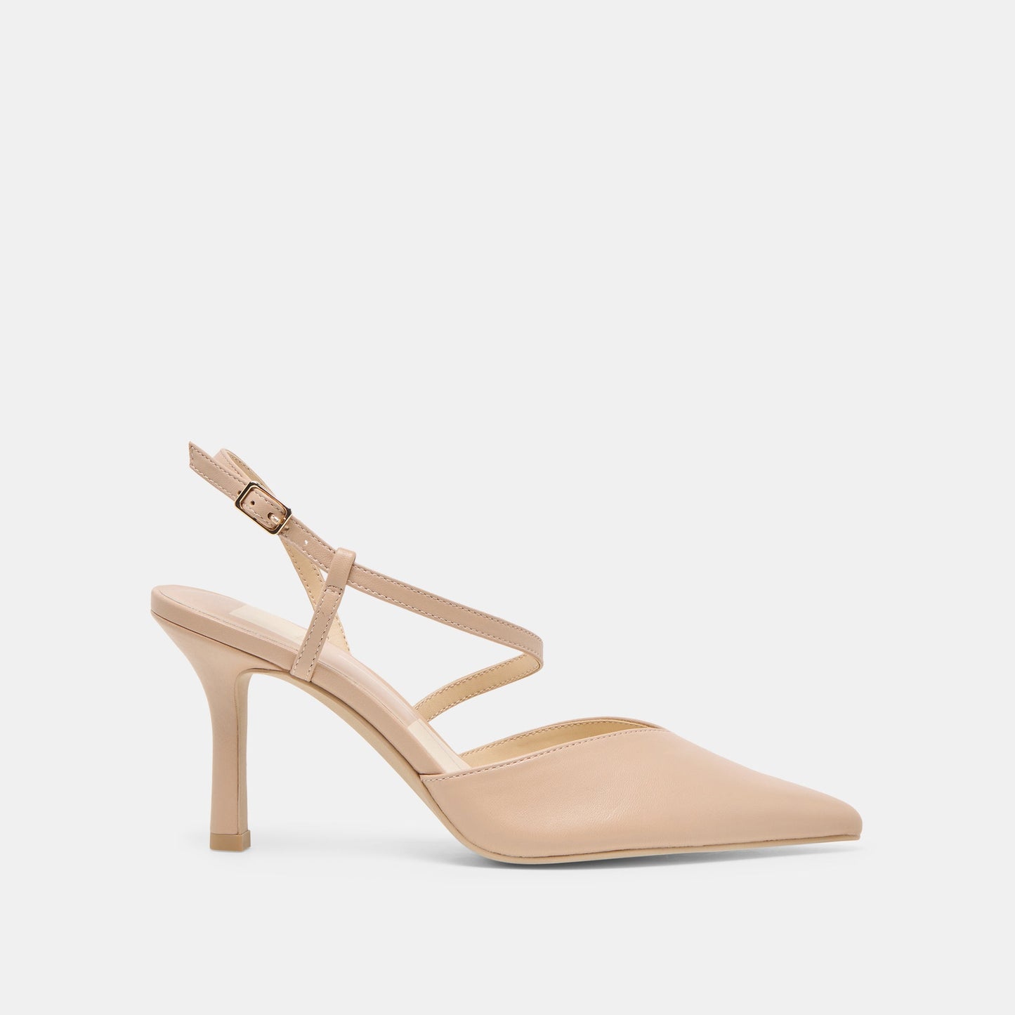 Kamra Beige Leather Heels Dolce Vita