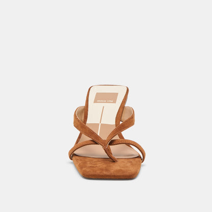 Brevel Dk Brown Suede Heels Dolce Vita