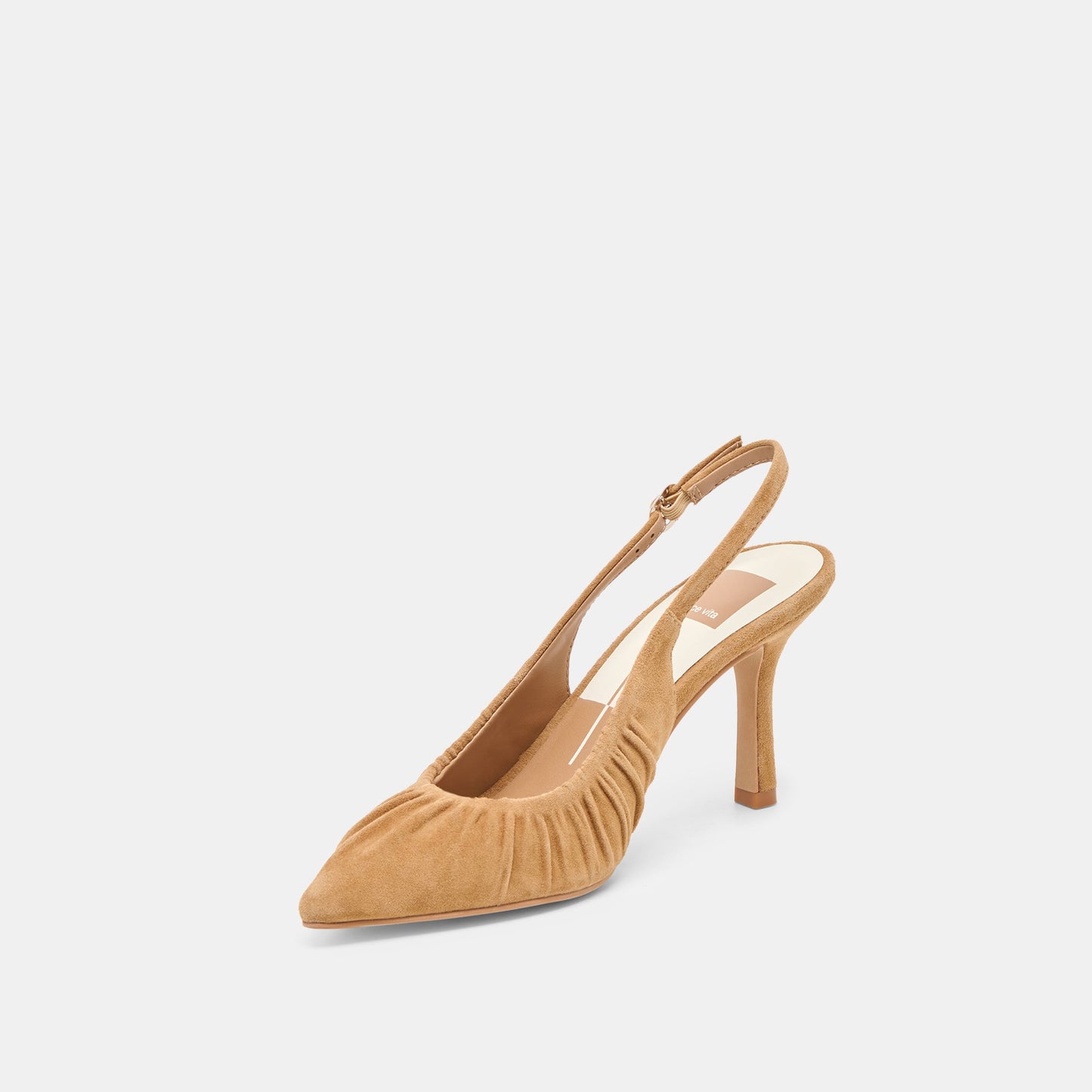 Keira Lt Brown Suede Heels Dolce Vita