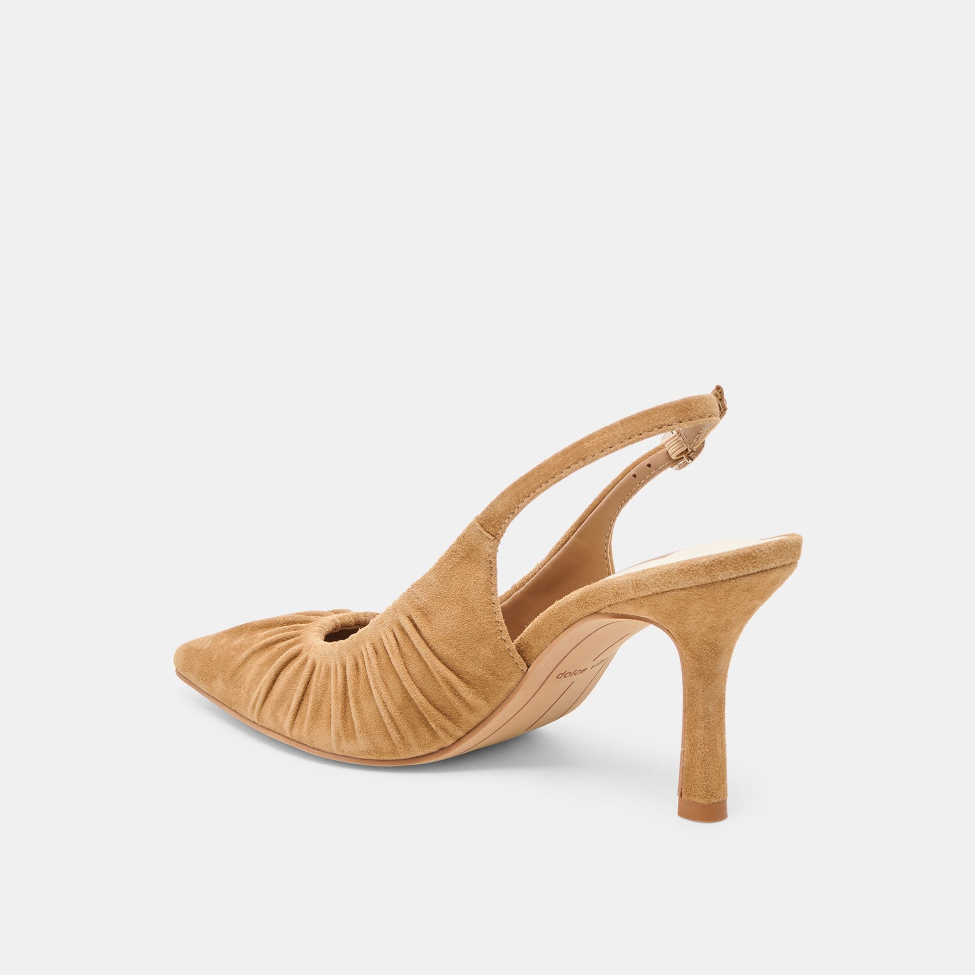 Keira Lt Brown Suede Heels Dolce Vita