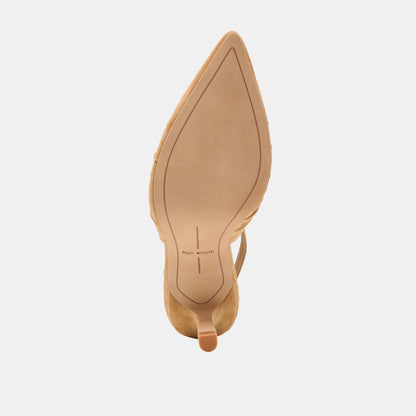 Keira Lt Brown Suede Heels Dolce Vita