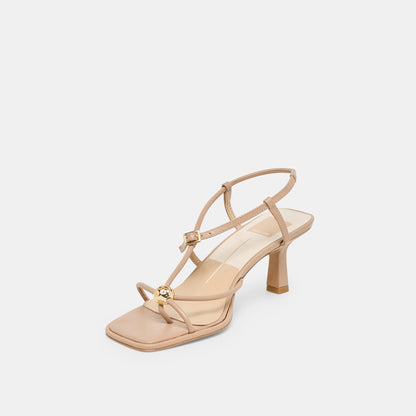 Mylee Light Tan Leather Heels Dolce Vita