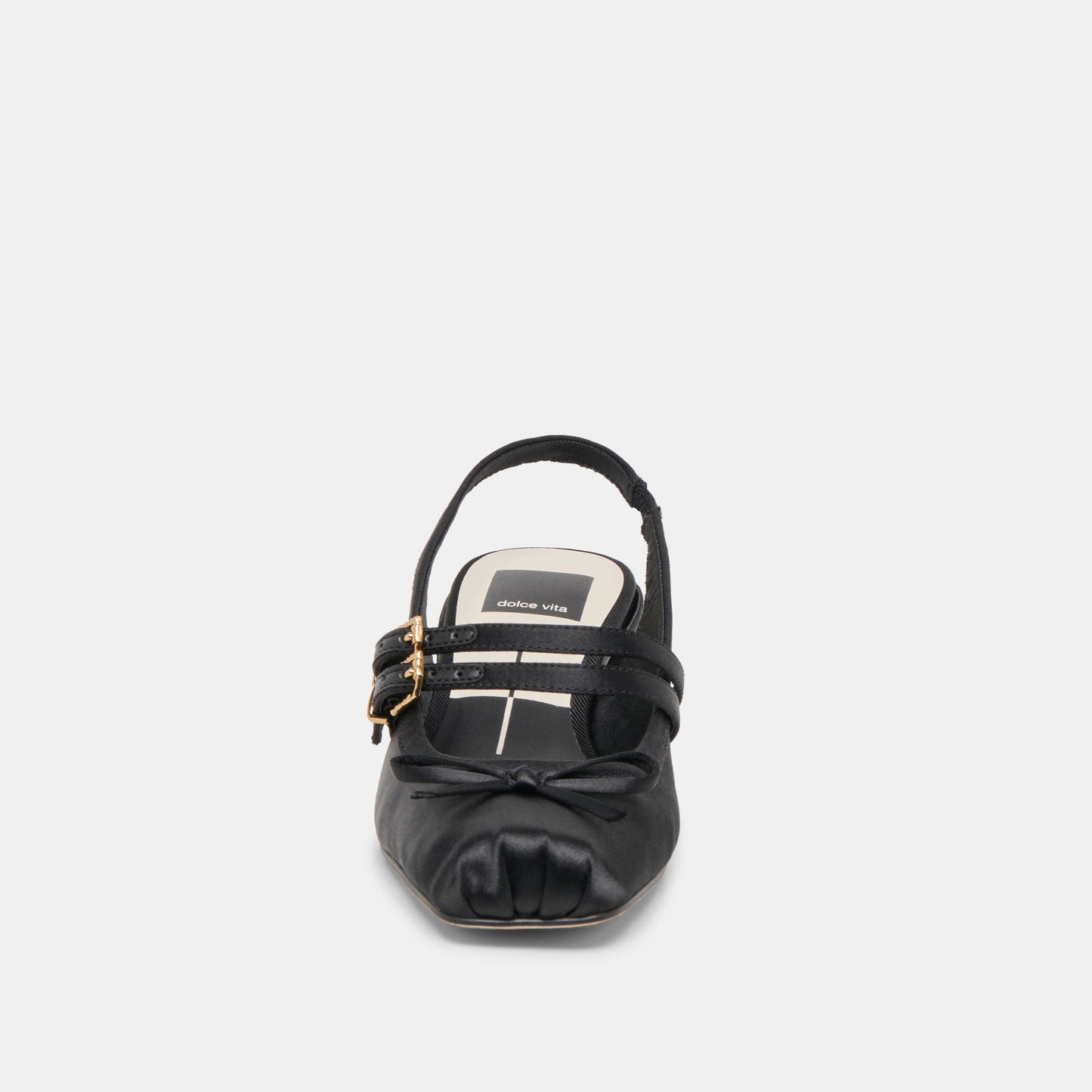 Loris Onyx Satin Heels Dolce Vita