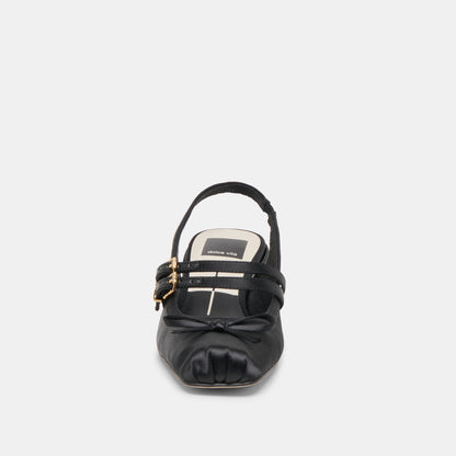 Loris Onyx Satin Heels Dolce Vita