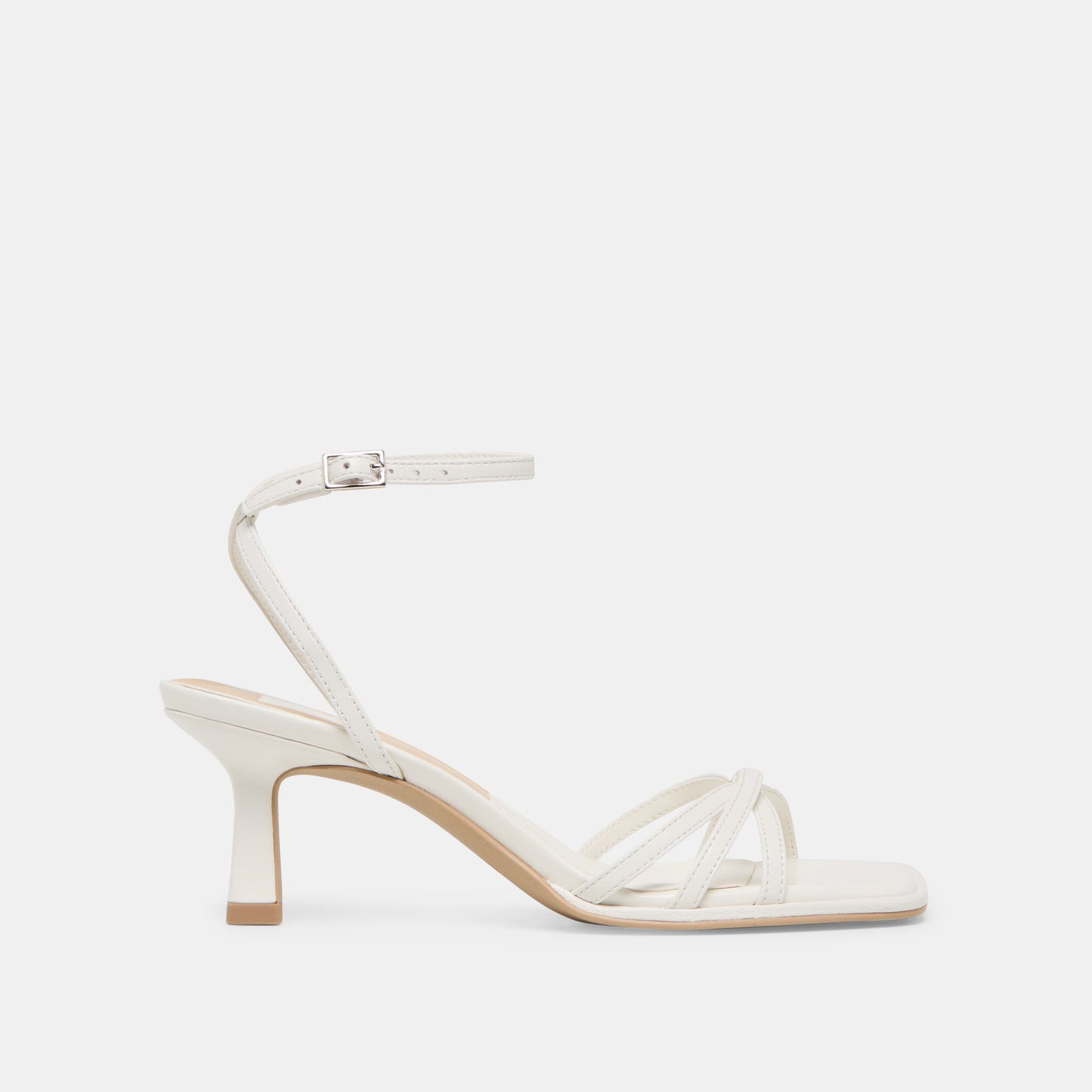 Manji True White Leather Heels Dolce Vita