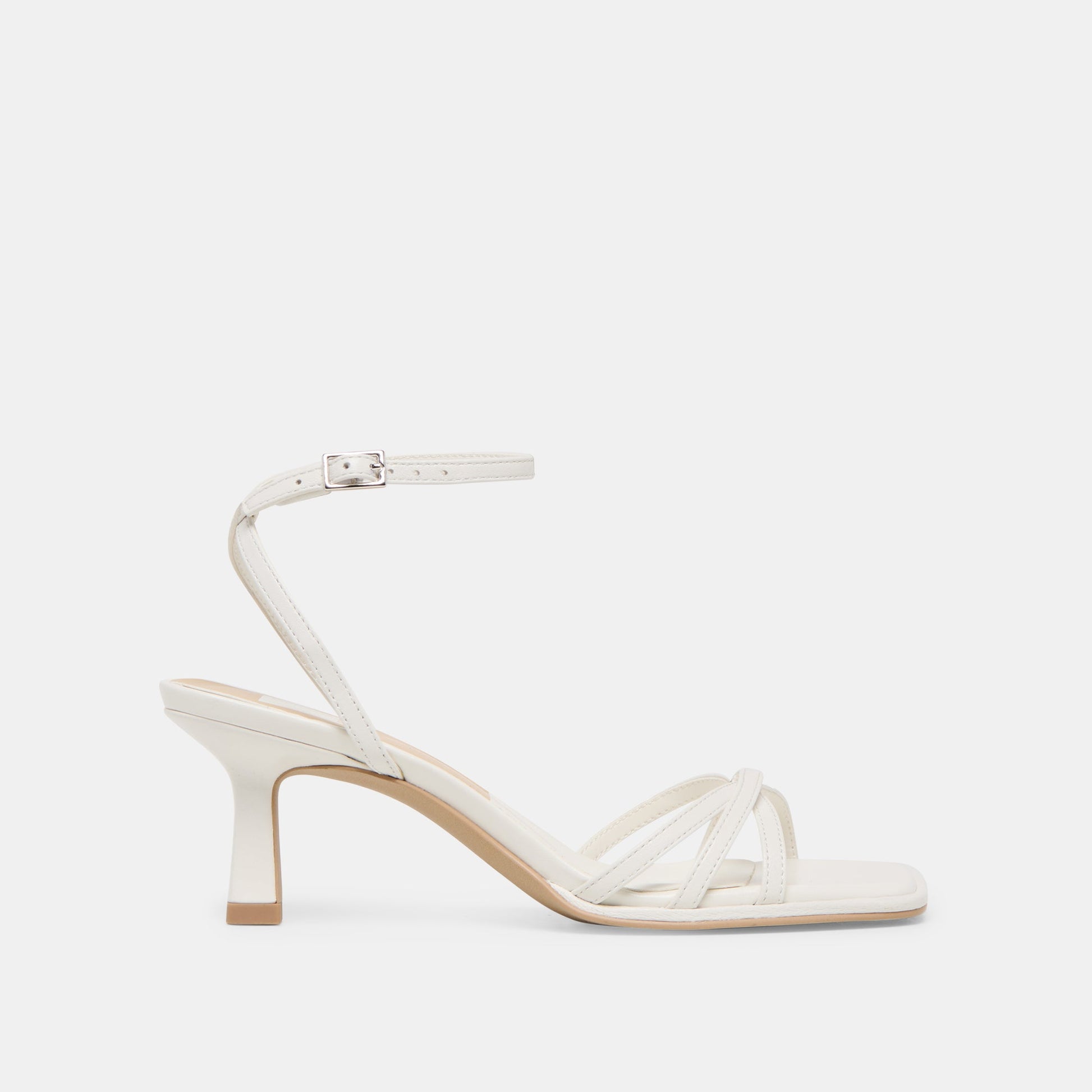 Manji True White Leather Heels Dolce Vita