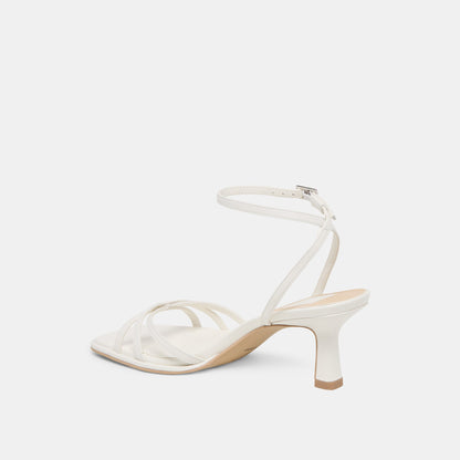 Manji True White Leather Heels Dolce Vita