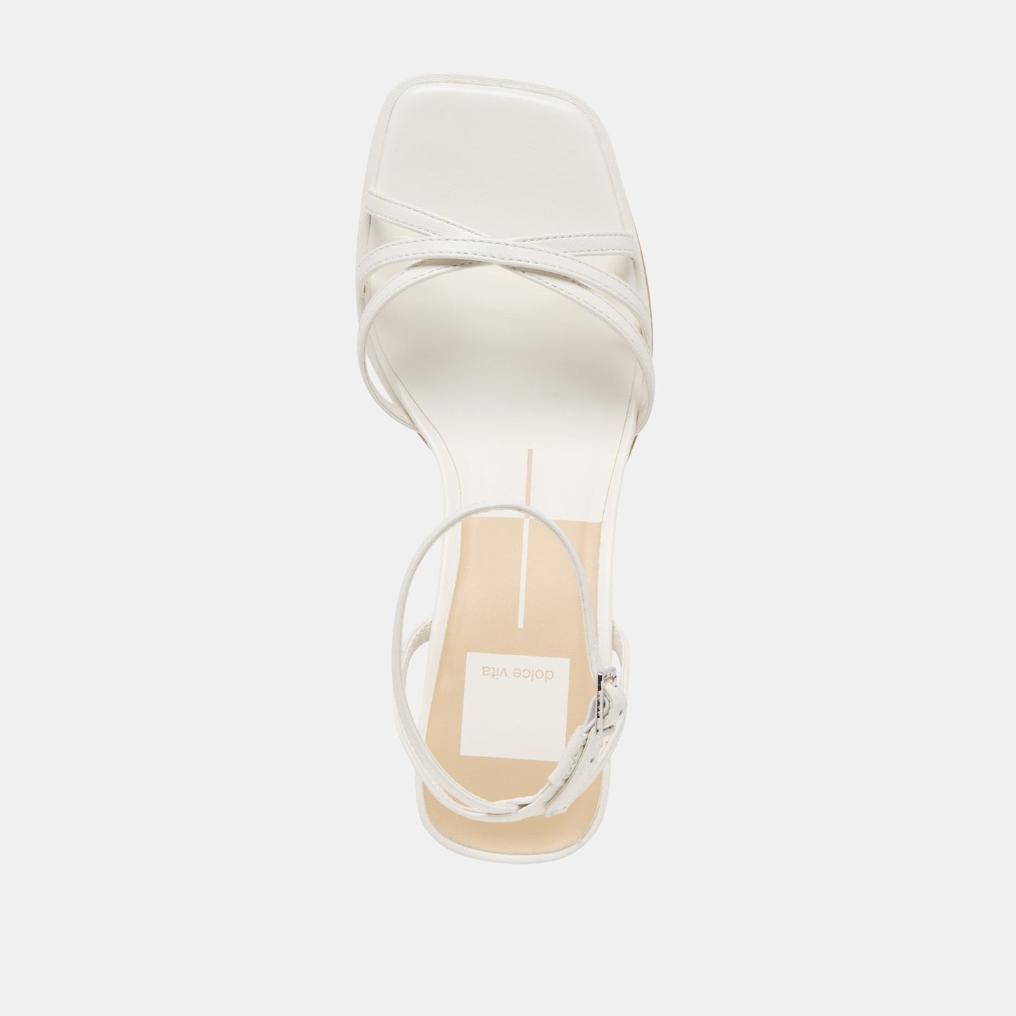 Manji True White Leather Heels Dolce Vita