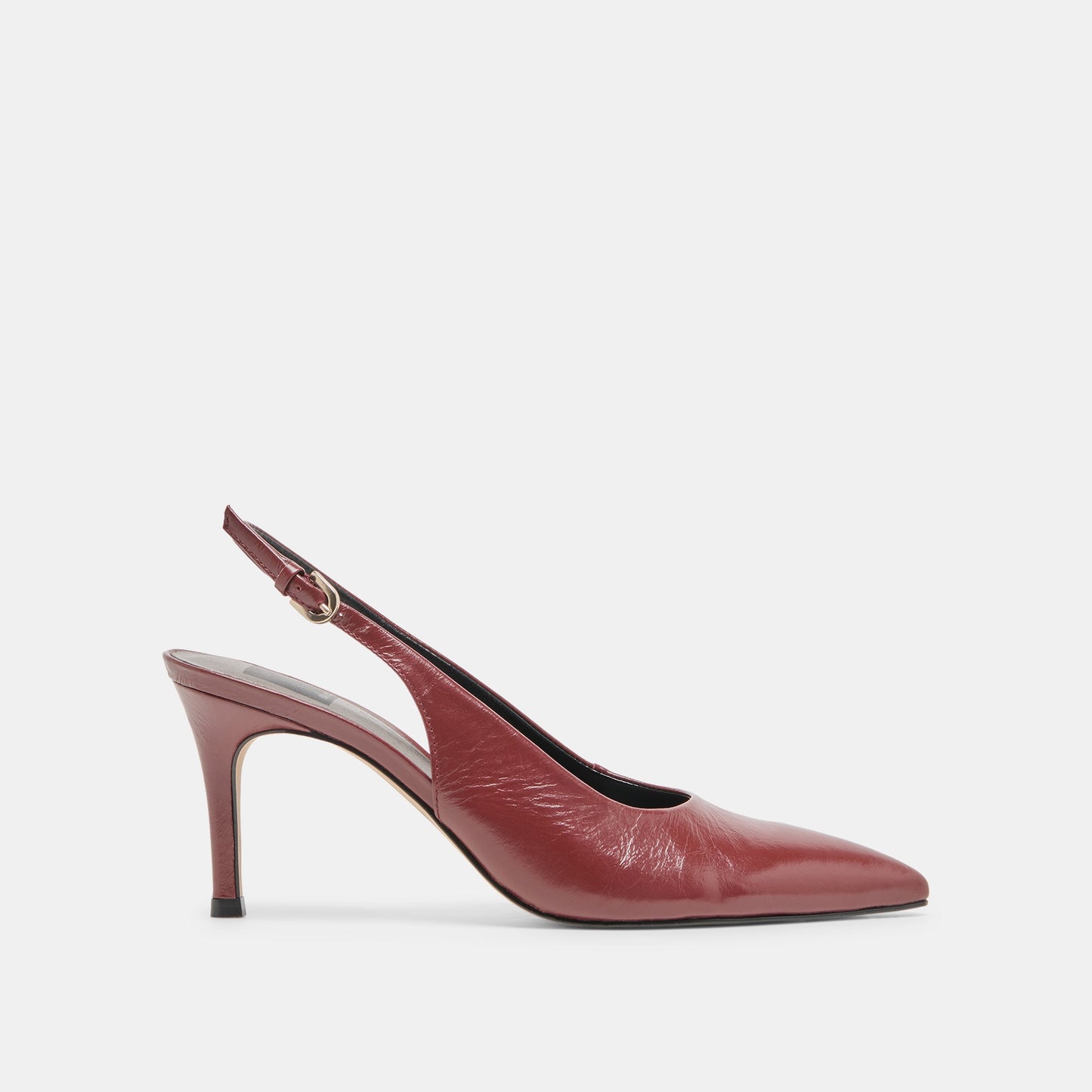Elasi Oxblood Crinkle Heels Dolce Vita