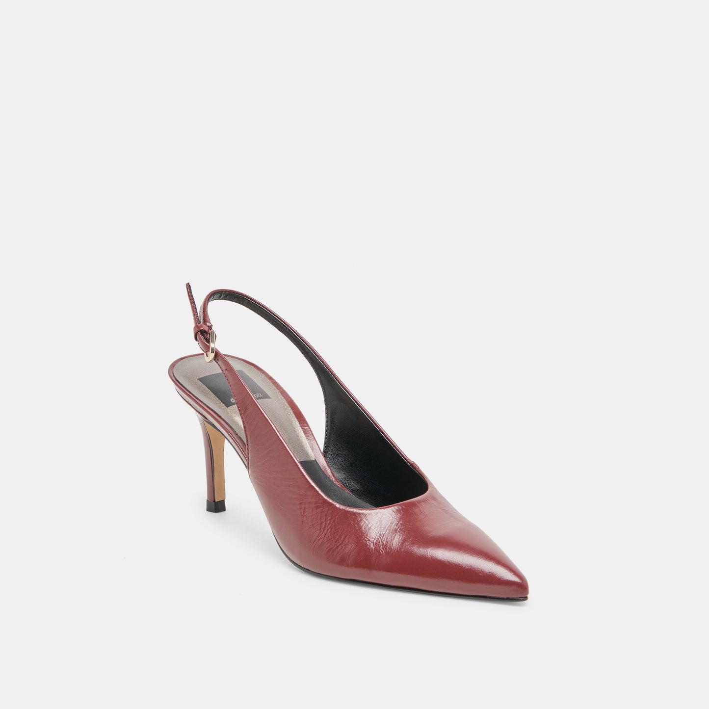 Elasi Oxblood Crinkle Heels Dolce Vita
